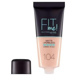 Maybelline New York Fit Me Matte+Poreless Fondöten 104 Soft Ivory - 4