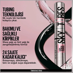 Maybelline New York Lash Sensational Sky High Tubes Uzunluk ve Hacim Veren Maskara - 5