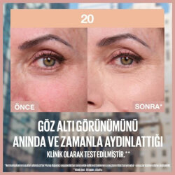 Maybelline New York Lifter Kafein ve Peptitler İçeren Nemlendiren ve Aydınlatan Kapatıcı 20 - 3