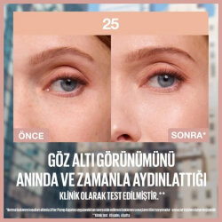 Maybelline New York Lifter Kafein ve Peptitler İçeren Nemlendiren ve Aydınlatan Kapatıcı 25 - 3