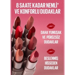 Maybelline New York Serum Etkili Hyalüronik Asit ve Besleyici Yağ İçeren Ruj - 103 Make It Work - 4