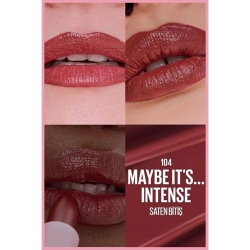 Maybelline New York Serum Etkili Hyalüronik Asit ve Besleyici Yağ İçeren Ruj - 104 Maybe It's Intense - 2