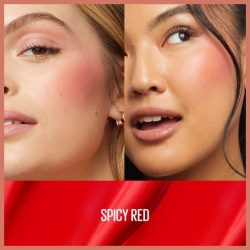 Maybelline New York Sunkisser Hazy Matte Likit Allık - 36 Spicy Red - 2