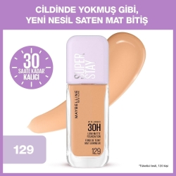 Maybelline New York Super Stay Lumi Matte Fondöten - 129