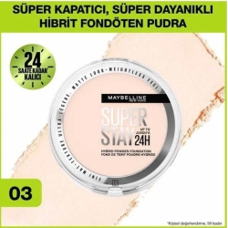 Maybelline New York Superstay Hibrit Pudra Fondöten 03 - 2