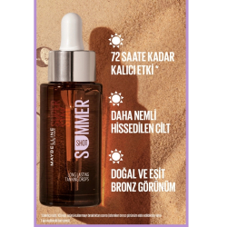 Maybelline New York Summer Shot Uzun Süre Kalıcı Bronzlaştırıcı Etkili Damla 30 ml - 3