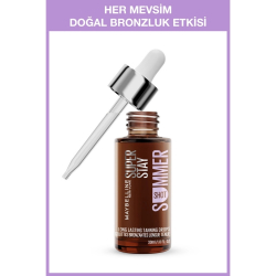 Maybelline New York Summer Shot Uzun Süre Kalıcı Bronzlaştırıcı Etkili Damla 30 ml - Maybelline