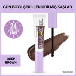 Maybelline Super Lock Brow Glue Kaş Sabitleyici Maskara - Deep Brown