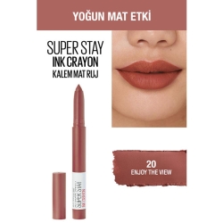 Maybelline Super Stay Ink Crayon Kalem Mat Ruj No:20 Enjoy The View - 3