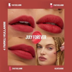 Maybelline Super Stay Teddy Likit Mat Tint - 35 July Forever - 2