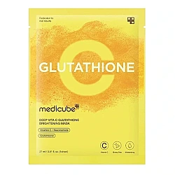 Medicube - Deep Vita C Glutathione Brightening Aydınlatıcı Maske 27ml 1 Adet