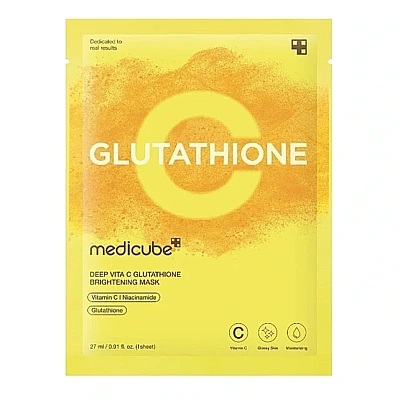Medicube - Deep Vita C Glutathione Brightening Maske - Medicube