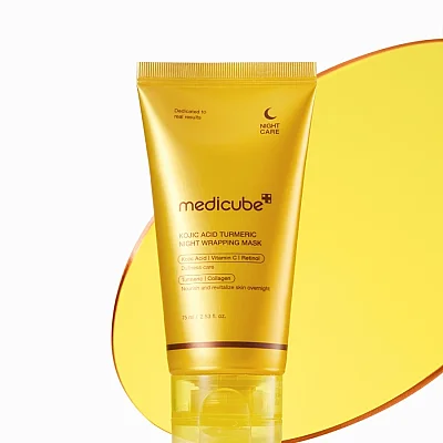 Medicube Kojic Acid Turmeric Night Wrapping Maske 75 ml - Medicube