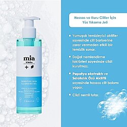 Mia Klinika Hassas ve Kuru Ciltler İçin Yüz Yıkama Jeli 200 ml - 3