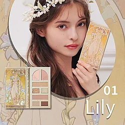 Millefee Lady Flower Göz Farı ve Allık Çok Amaçlı Makyaj Paleti 01 Lilly - Millefee (1)