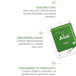 Mjcare Aloe Vera Özlü Yüz Maskesi - 3