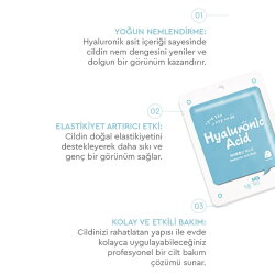 Mjcare Hyalüronik Asit Özlü Yüz Maskesi - 3