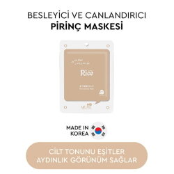 Mjcare On Rice Extract Pirinç Özlü Yüz Maskesi - Mjcare