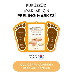 Mjcare Soyulan Ayak Peeling Maskesi - Mjcare