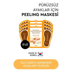 Mjcare Soyulan Ayak Peeling Maskesi 3'li - Mjcare