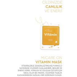 Mjcare Vitamin Kağıt Maske - Mjcare (1)