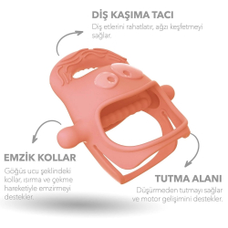 Mochi 6-12 Ay Bebekler İçin Diş Kaşıyıcı - 4