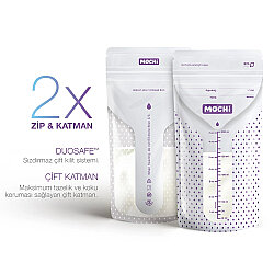 Mochi Süt Saklama Poşeti 200 ml 50' Li 0 Ay+ - Mochi (1)