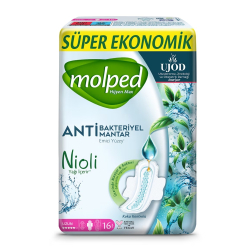 Molped Hijyen Max Süper Eco Uzun Hijyenik Ped 16'lı - Molped