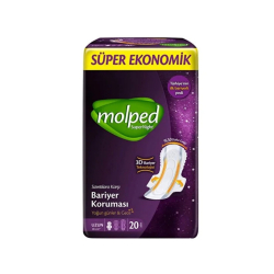 Molped Hijyenik Ped Supernight Uzun 20'li - Molped (1)