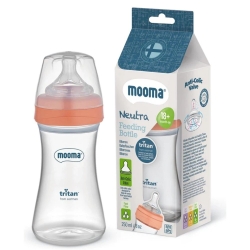 Mooma Neutra Antikolik Tritan Biberon 250 ml +18 Ay - Mercan - Mooma