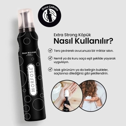 Morfose Extra Strong Saç Köpüğü 200ml - 3