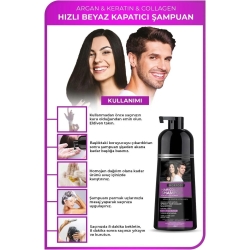 Morfose Hızlı Beyaz ve Gri Kapatıcı Saç ve Sakal Şampuan 420ml - 3