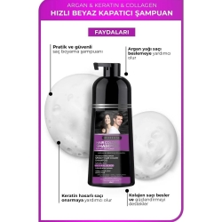 Morfose Hızlı Beyaz ve Gri Kapatıcı Saç ve Sakal Şampuan 420ml - 2