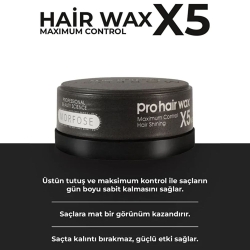 Morfose Pro Hair Wax X5 Jel Erkekler İçin Saç Şekillendirici 150ml - 3