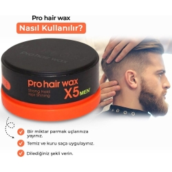 Morfose Pro X5 Wax Jel Erkekler İçin Saç Şekillendirici 150ml - 3