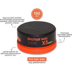 Morfose Pro X5 Wax Jel Erkekler İçin Saç Şekillendirici 150ml - Morfose (1)