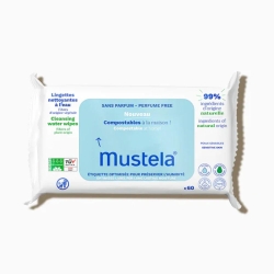 Mustela Kompost Islak Mendil Parfümsüz 60 Adet - 2