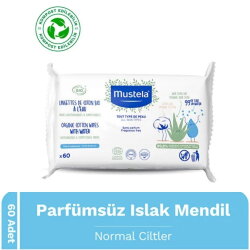 Mustela Kompost Islak Mendil Parfümsüz 60 Adet - Mustela