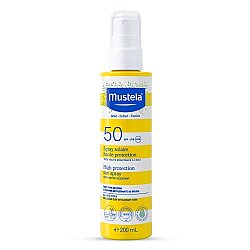 Mustela Spf 50 Yüksek Koruma Faktörlü Güneş Spreyi 200 ml - Mustela (1)