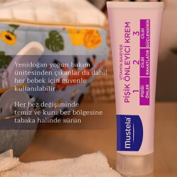 Mustela Vitamin Barrier Cream 123 Pişik Kremi 100 ml - 6