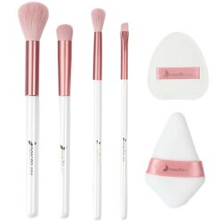 Nascita 4'lü Makyaj Fırçası & 2'li Makyaj Pufu Seti - Nascita