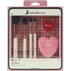 Nascita 4'lü Makyaj Firçası & 2'li Puf Seti 163 - 3