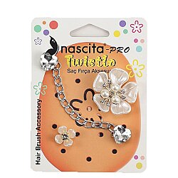 Nascita Saç Fırçası Aksesuar Seti Twistlo Turuncu 4'lü - Nascita