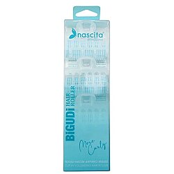 Nascita Tokalı Hacim Artırıcı Bigudi 4’lü Saç Şekillendirici Bigudi Seti Mavi - 3