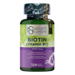 Nature's Supreme Biotin 2500 mcg 120 Kapsül - Nature's Supreme (1)