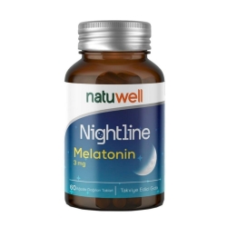 Natuwell Nightline Melatonin Takviye Edici Gıda 60 Tablet - Natuwell