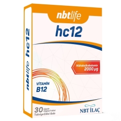 Nbt Life HC 12 Takviye Edici Gıda 30 Kapsül