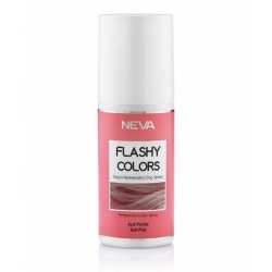 Neva Flashy Colors Geçici Renklendirici Saç Spreyi Açık Pembe 75ml 