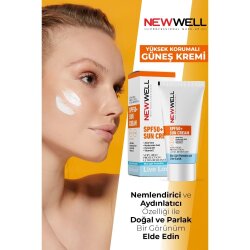 New Well Güneş Kremi Yüksek Koruma SPF50+ Aloe Vera 50ml - 3