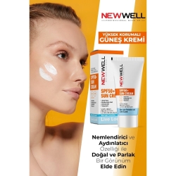 New Well Güneş Kremi Yüksek Koruma SPF50+ Aloe Vera 50ml - 4